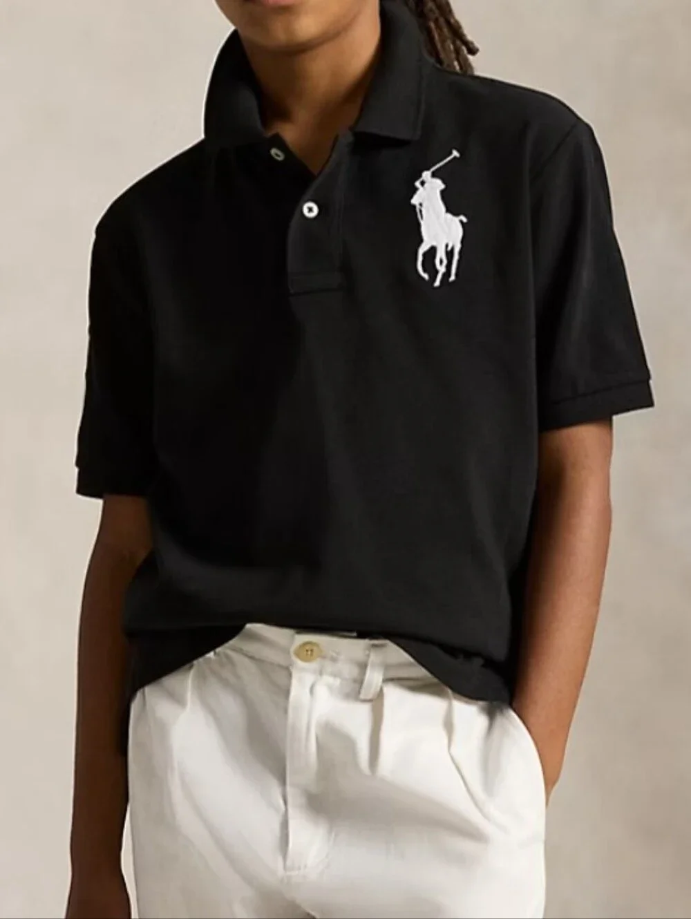 Polo Ralph Lauren Big Pony  Kids Cotton Mesh Polo Shirt